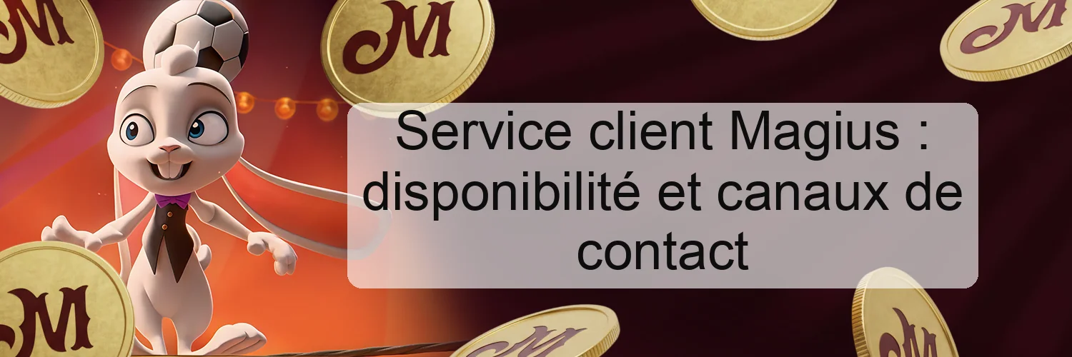 Service client Magius : disponibilité et canaux de contact Service client Magius : disponibilité et canaux de contact